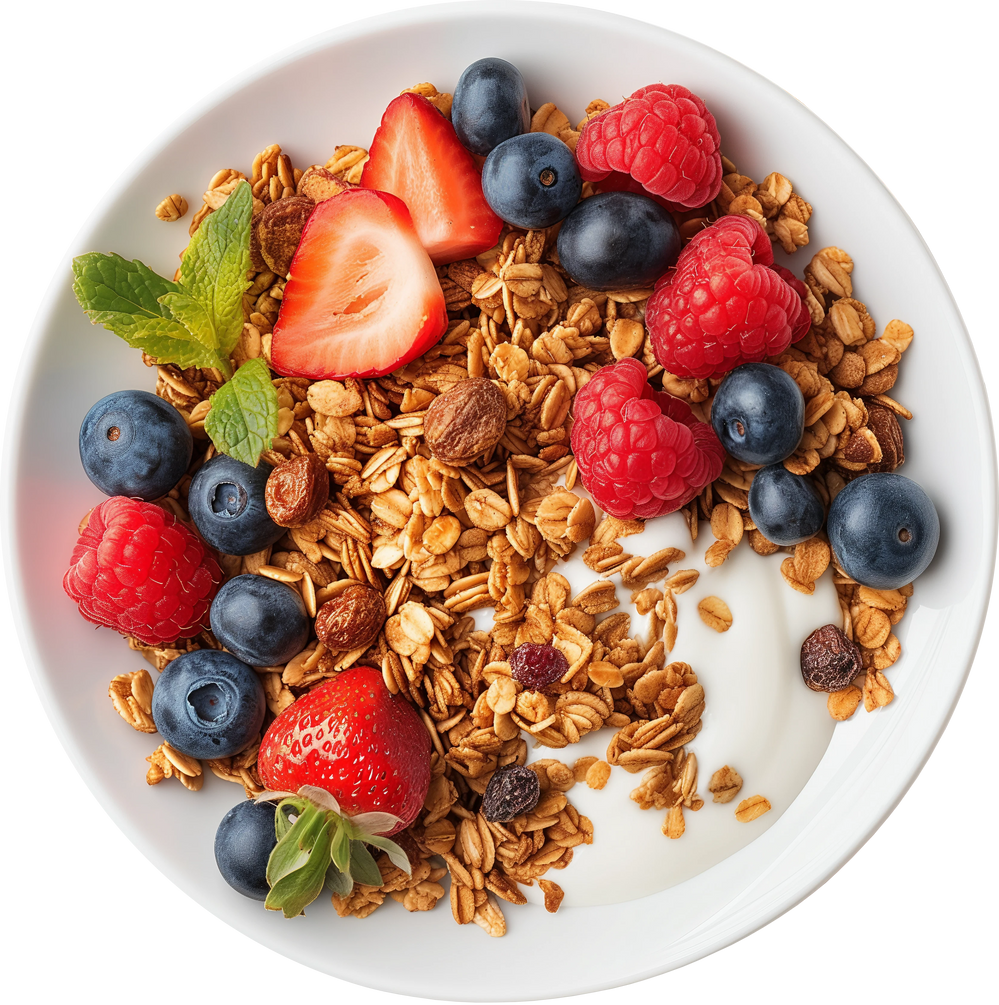 Granola and Berries